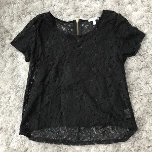Delia’s lace short sleeve shirt
